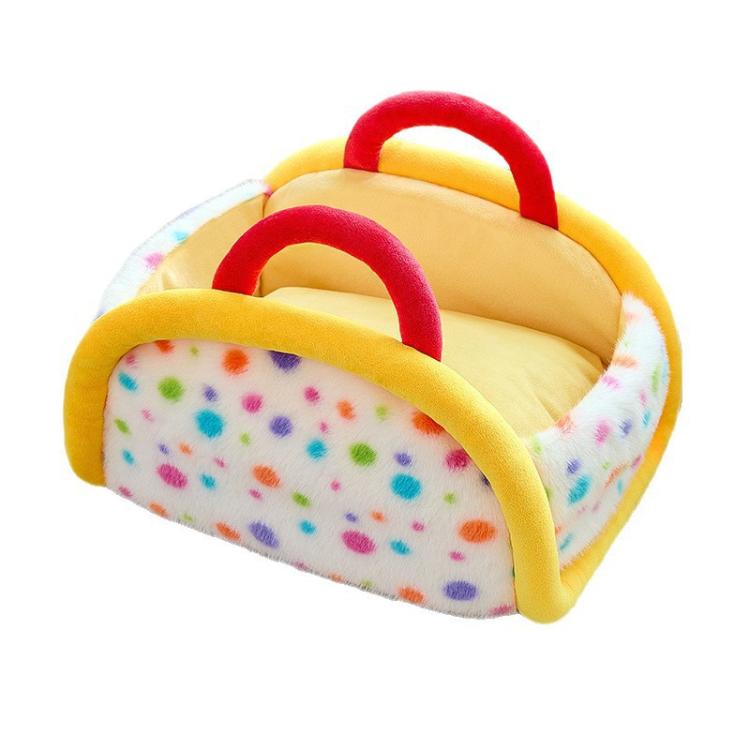 Winter Semi-Enclosed Warm Portable Cat Bed, S, M, L