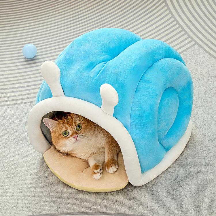Deer Antler Design Warm Soft Cat Dog Bed, M, L