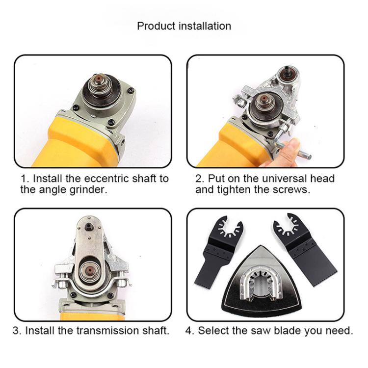 Angle Grinder Polishing Adapter Universal Head, For 100/115/125 Models, M10, M14