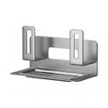 Wall-Mounted Pot Lid Holder & Cutting Board Organizer No Drill Kitchen Storage with Detachable Drip Tray