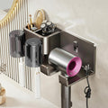 No-Drill 3-in-1 Bathroom Organizer Wall Mount Toothbrush & Hair Dryer Holder Integrated Shelf, 2Person-WithCup, 2Person-NoCup, 3Person-WithCup, 3Person-NoCup, 4Person-WithCup, 4Person-NoCup