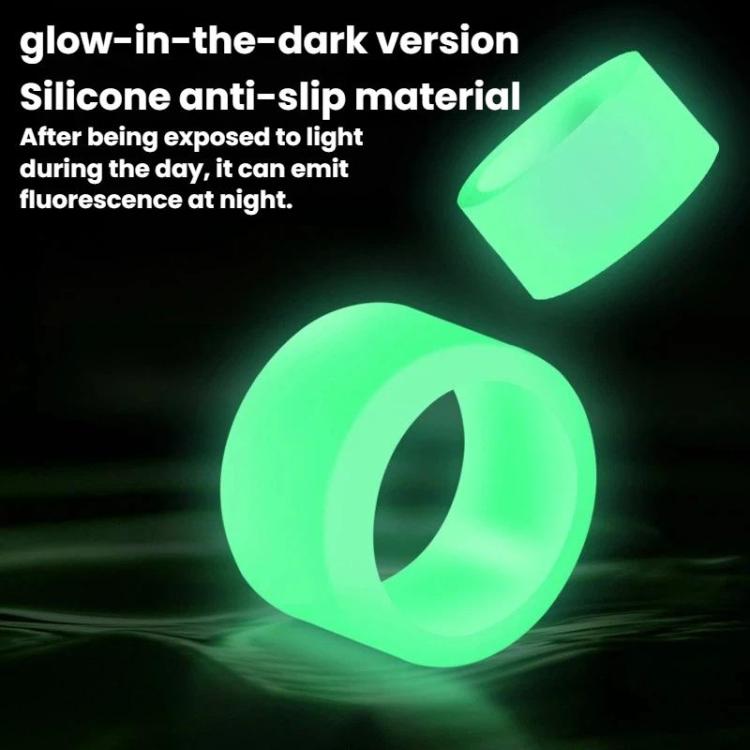Silicone Fishing Rod Stop Anti-Slip Ring Fishing Rod Rubber Ring, 30pcs Small Black, 25pcs Medium Black, 20pcs Large Black, 25pcs Small Fluorescent, 25pcs Medium Fluorescent, 20pcs Large Fluorescent