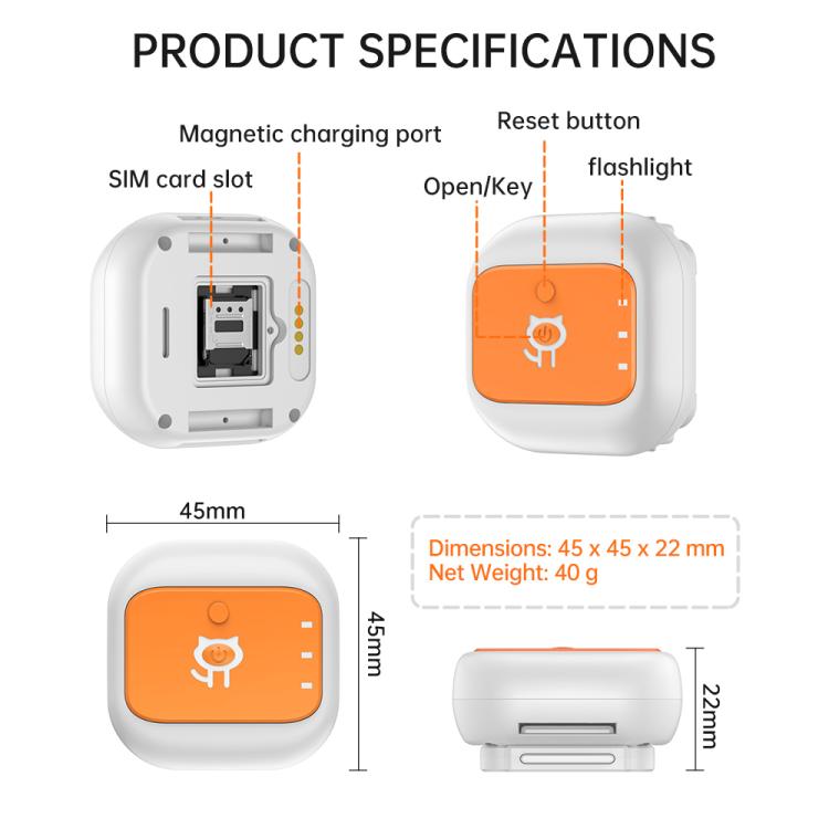 Real-Time GPS/WIFI Location SOS Distress Electronic Fence Alert Pet Collar