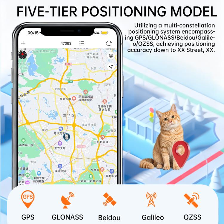 Real-Time GPS/WIFI Location SOS Distress Electronic Fence Alert Pet Collar