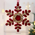 Christmas Tree Decorative Ornaments Flocked Wreath Reindeer Hanging Ornaments, Snowflakes, Sunflower Garland, Wreath-horned Elk, Turning-Deer, English Letters, Stars