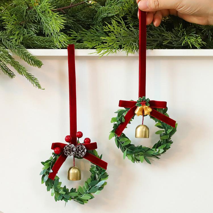 Jingle Bells Garland Christmas Tree Hanging Christmas Decorations Ornaments Window Decorations