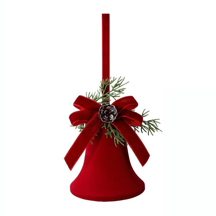 Christmas Flocking Decorations Window Hanging Accessories, Bell, Ball Bells, Alphabet Sign Double Bells, Bell Bow, Round Ring, Bow Double Bells, Christmas Ball, Christmas Ball Style B, Medium Bell, Hand-painted English Style A, Double Bell Ring Style B...