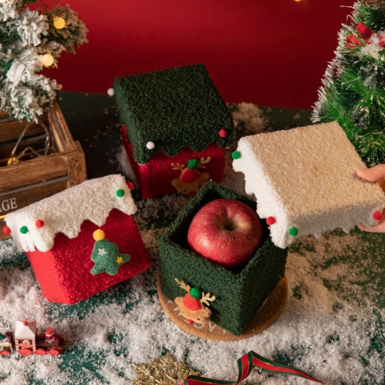 Christmas Eve Fruit Candy Box Christmas Thickened Hard Gift Box