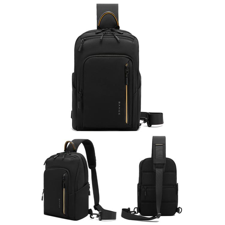 BANGE BG-7868 Men Casual Travel Chest Pack Versatile Crossbody Shoulder Bag
