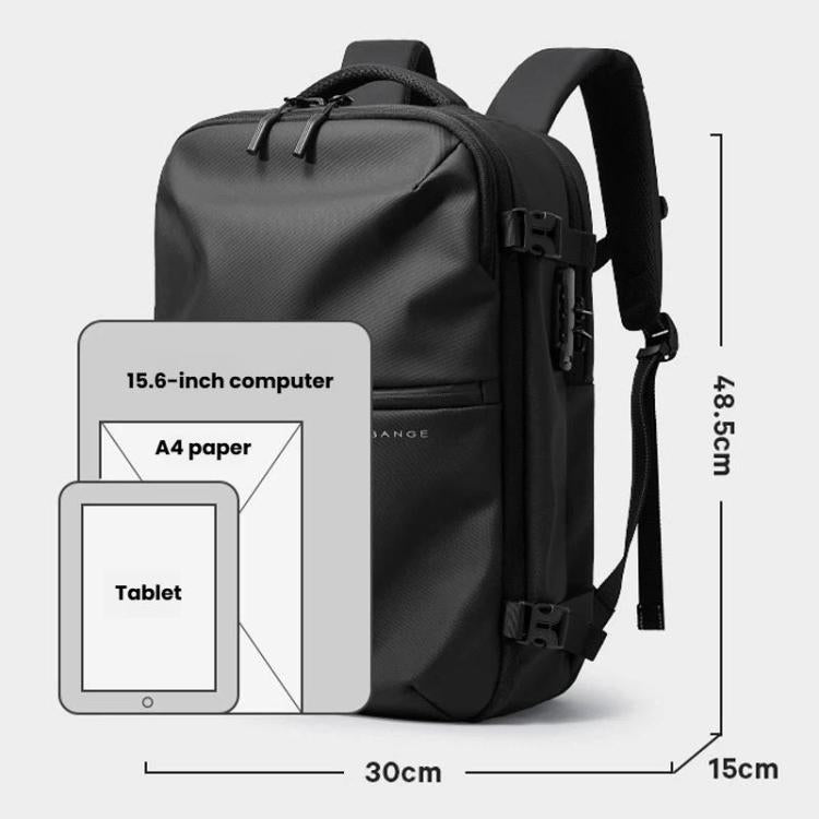BANGE 7875-1 Vacuum Compression Backpack Unisex Large-Capacity Travel Backpack