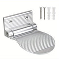Space Aluminum Bathroom Step Stool Anti-Slip Shower Footrest for Pregnant Women & Elderly
