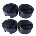 4pcs Automotive Round Rubber Pad Universal Automotive Jack Pad