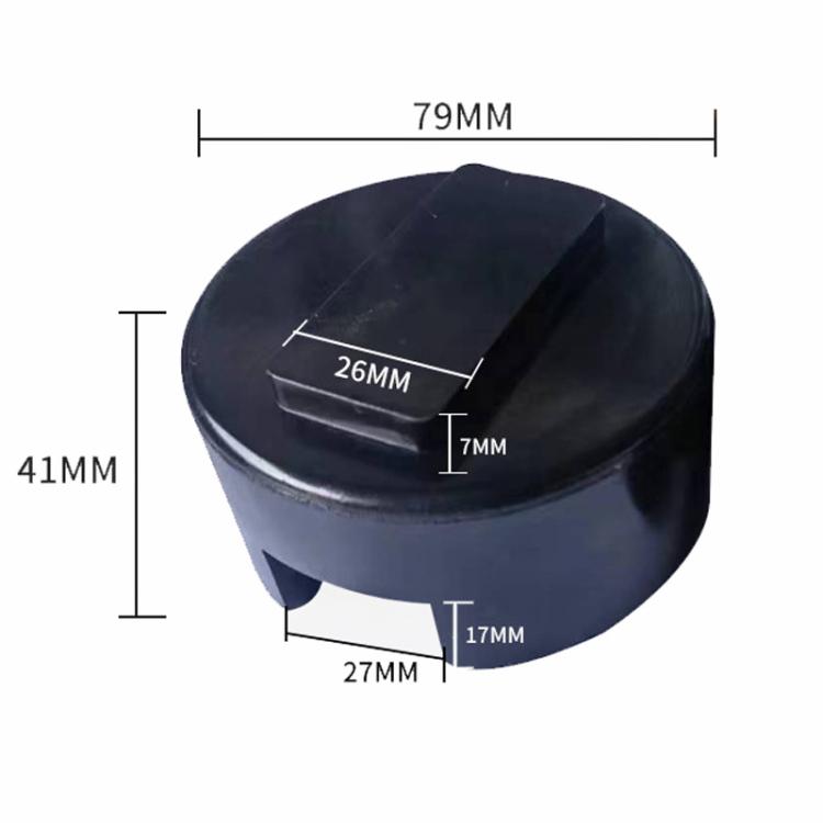 4pcs Automotive Round Rubber Pad Universal Automotive Jack Pad