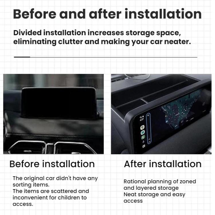 For 2022-2025 Mazda CX-5 US Version Center Console Screen Rear Storage Box