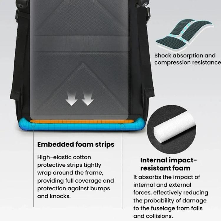 BANGE FW-229 Large-Capacity Outdoor Hiking Backpack Water-Repellent Multifunctional Sports Men Bag, FW-229