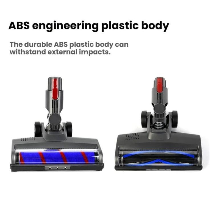 For Dyson V7 V8 V10 V11 V15 Floor Brush Attachment Motorized Cleaner Head With LED Light, Soft Roller, Bristle Roller