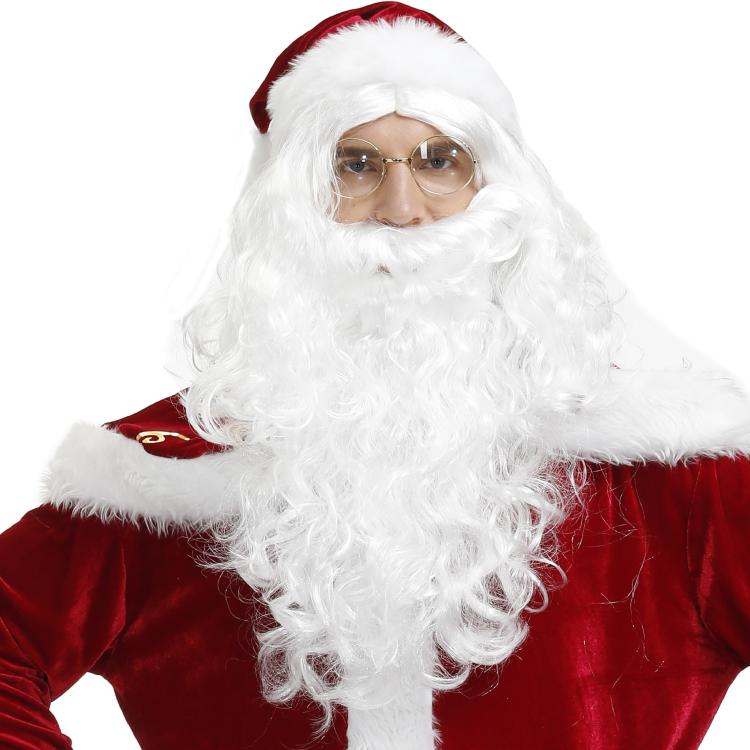 Christmas Printed Clothing For Men Santa Claus Cosplay Costume Set, M, L, XL, XXL, XXXL, 4XL
