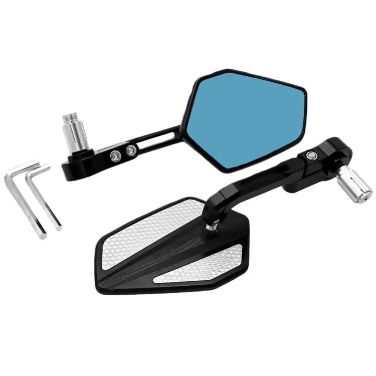 Motorcycle Universal Blue Glass Rearview Mirror Modification Parts