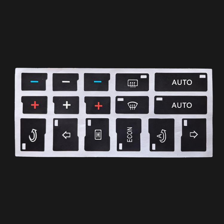 Automotive Button Crack Repair Sticker Set For Audi A4 / B6 / B7 / A6 / A2 / A3, 1, 2