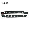 For Renault Megane / Master / Scenic 10pcs Air Conditioning Control Panel Button Repair Stickers, AC Button Repair Stickers