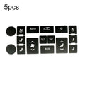 For Cadillac Escalade EXT / ESV 2007-2014 5pcs Air Conditioning Button Repair Stickers, AC Button Repair Stickers
