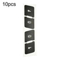 For Audi A3L 10pcs Matte Car Door Lock Control Switch Repair Stickers