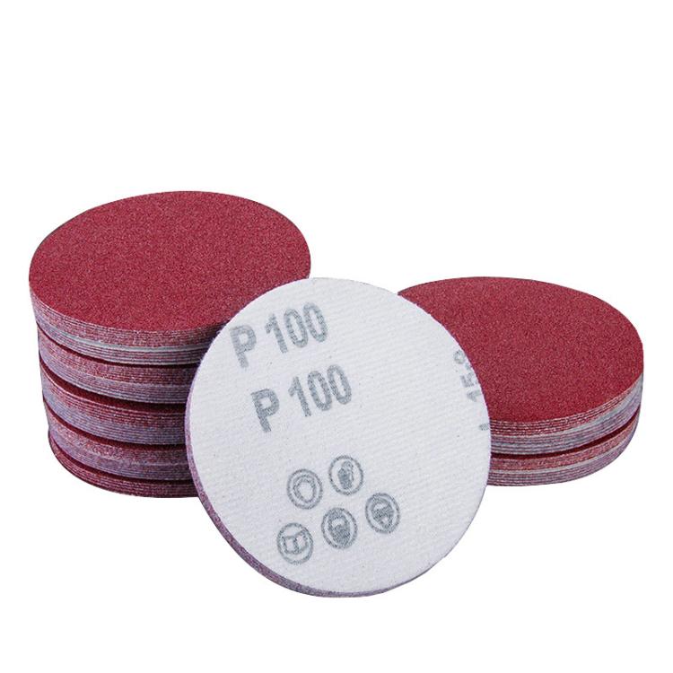 1 Inch Flocked Sandpaper Sheets Sanding Disc Pad 3.175mm Round Shank Polishing Kit For Metal & Jade Polishing, 102pcs