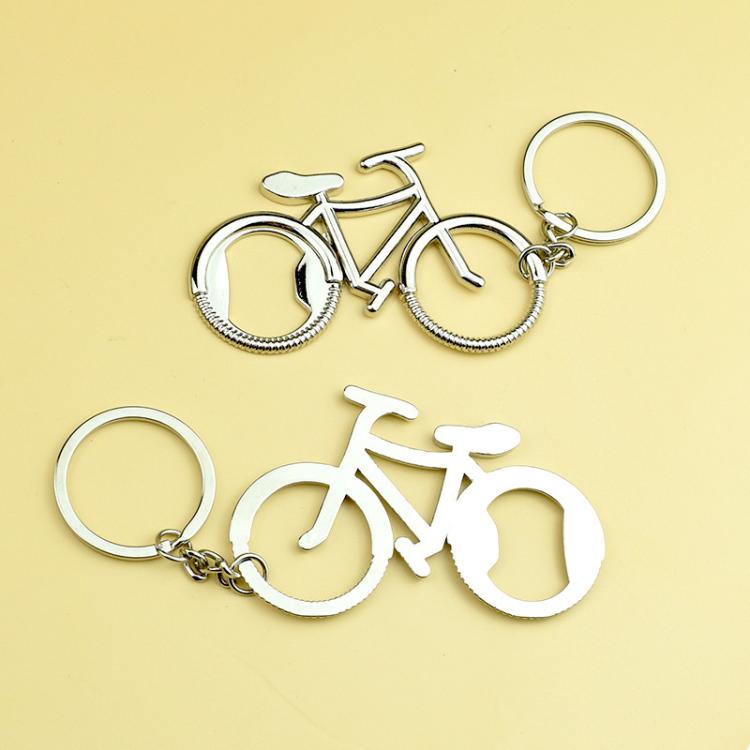 5pcs Bicycle Keychain With Bottle Opener Creative Metal Key Ring, A-030