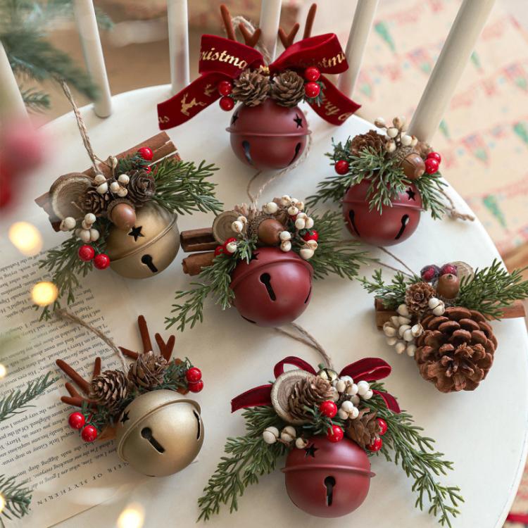 Christmas Bells Hanging Christmas Tree Window Decoration, Gold Bow Antlers, Gold Pinecone Antlers, Red Antlers, White Red Bow Antlers, White Green Bow Antlers, Red Pinecone Pine Branches, Gold Cinnamon Pine Branches, Red Cinnamon Pine Branches         ...