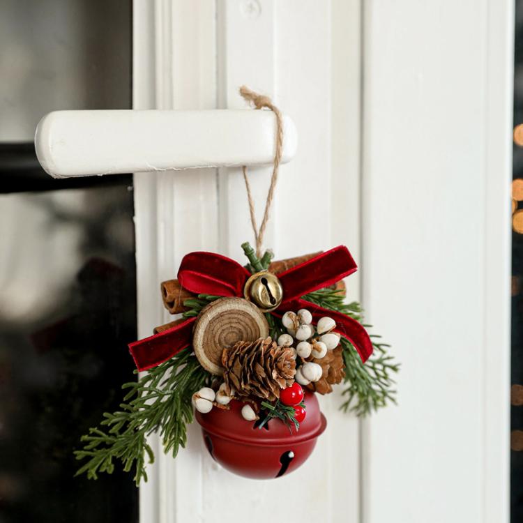 Christmas Bells Hanging Christmas Tree Window Decoration, Gold Bow Antlers, Gold Pinecone Antlers, Red Antlers, White Red Bow Antlers, White Green Bow Antlers, Red Pinecone Pine Branches, Gold Cinnamon Pine Branches, Red Cinnamon Pine Branches         ...