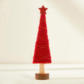 Christmas Decoration Desktop Mini Wool Felt Ornament, Red Christmas Tree, White Christmas Tree, White Red Christmas Tree, Brown Sheep Elk, White Sheep Elk, Red Sheep Santa Claus, Red Standing Santa Claus, White Standing Elk, Red Elk