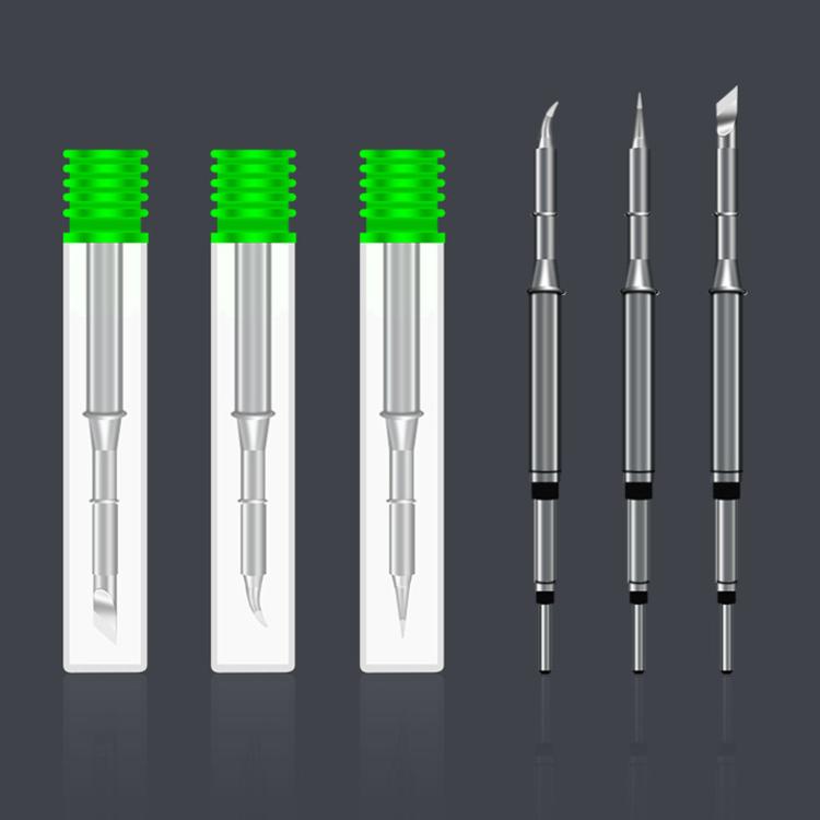 C115 Series Nano-Coated Soldering Tip For JBC T115 Handle Long Life Cartridge, C115-I Chisel, C115-IS Chisel Bent, C115-K Knife