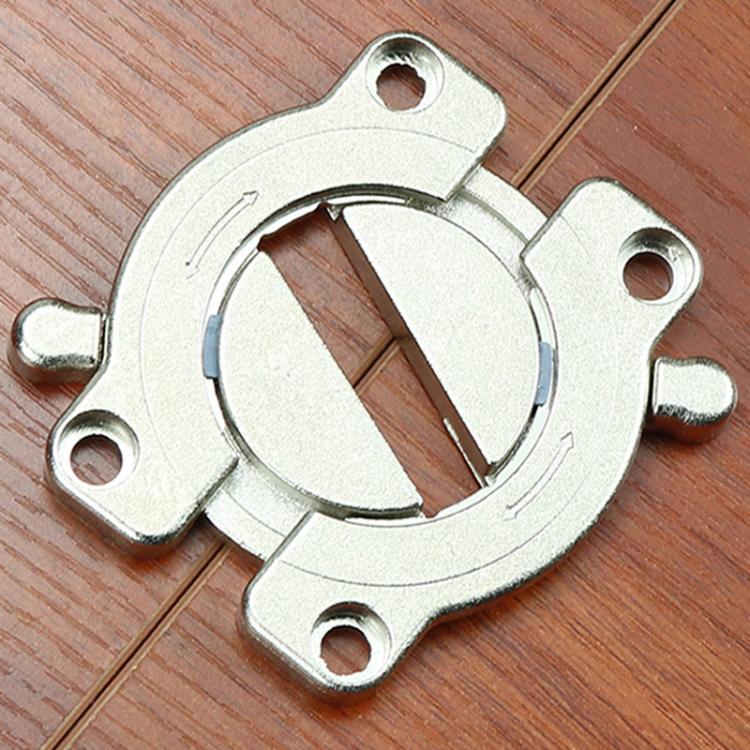 Zinc Alloy Table Top Connector Kit with Screws Heavy Duty Desk Joining Plates for Wood Panel Furniture