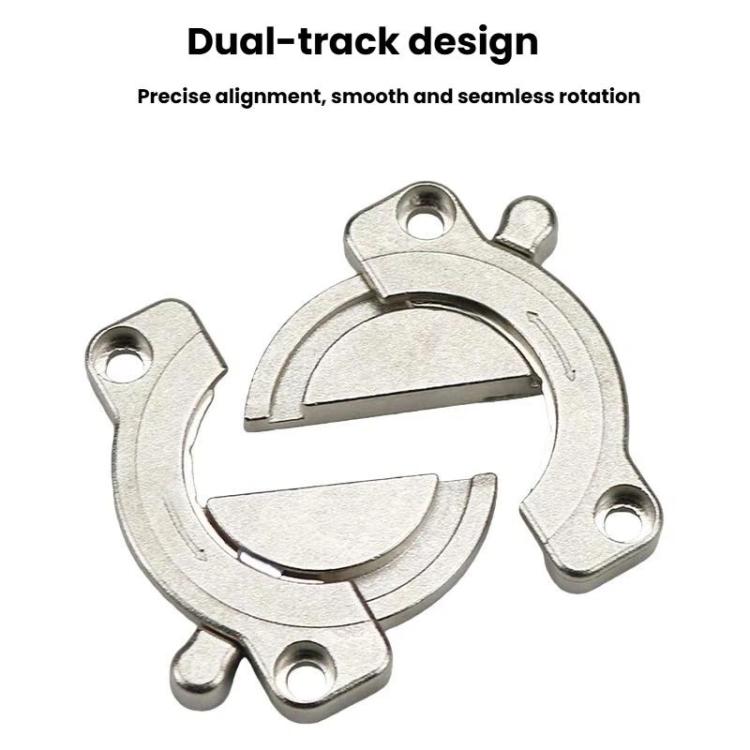 Zinc Alloy Table Top Connector Kit with Screws Heavy Duty Desk Joining Plates for Wood Panel Furniture