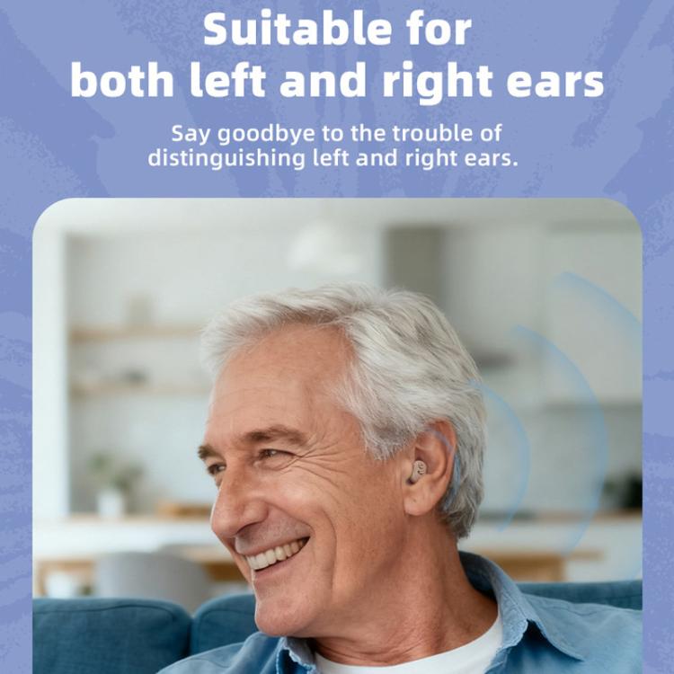 16-Channel Invisible In-Canal Hearing Aids With Smart Noise Reduction Chip & Magnetic Charging Case