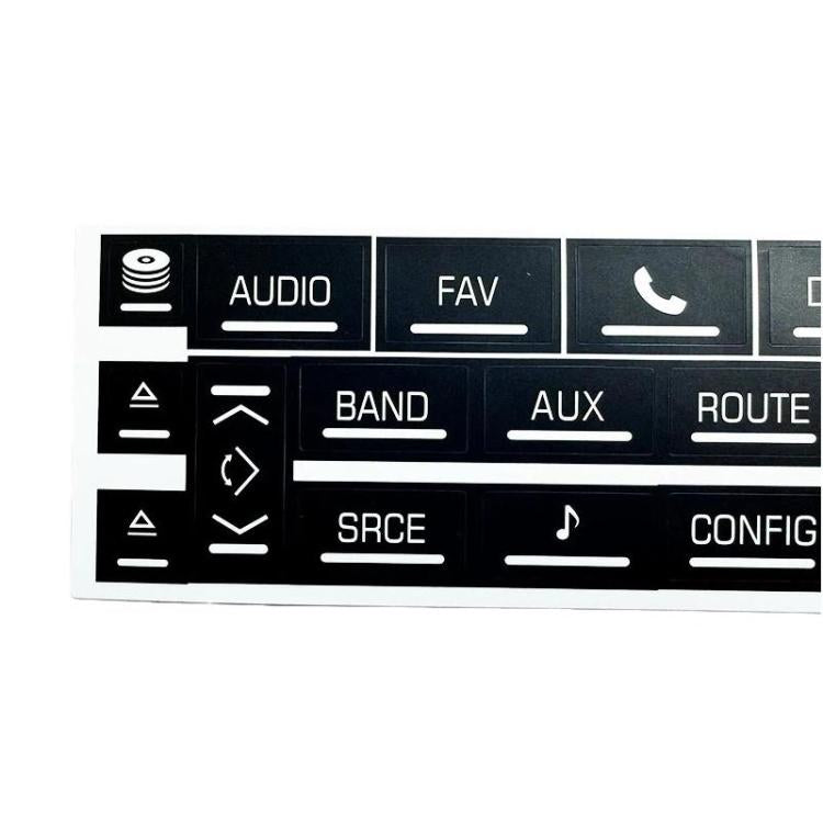 For Cadillac Escalade EXT / ESV 2007-2014 5sets Multimedia Speaker Button Repair Stickers