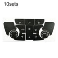 For Buick Encore / Verano 10sets Air Conditioner Control Panel Button Repair Stickers, Automatic, Manual