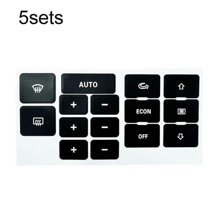 For Audi A6 C5 5sets Car Air Conditioner Panel Repair Stickers