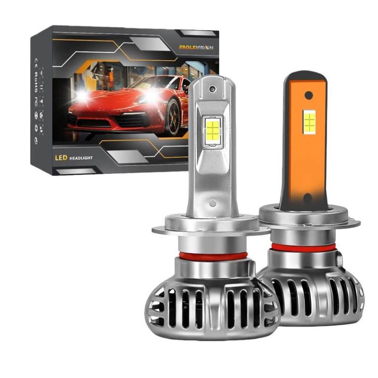 2pcs/Pack 50W 5000LM IP68 Waterproof Automotive LED Headlights, A6 H7, A6 H4, A6 H11, A6 9005, A6 9006