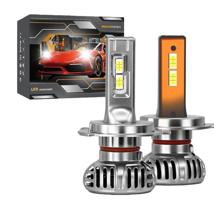 2pcs/Pack 50W 5000LM IP68 Waterproof Automotive LED Headlights, A6 H7, A6 H4, A6 H11, A6 9005, A6 9006
