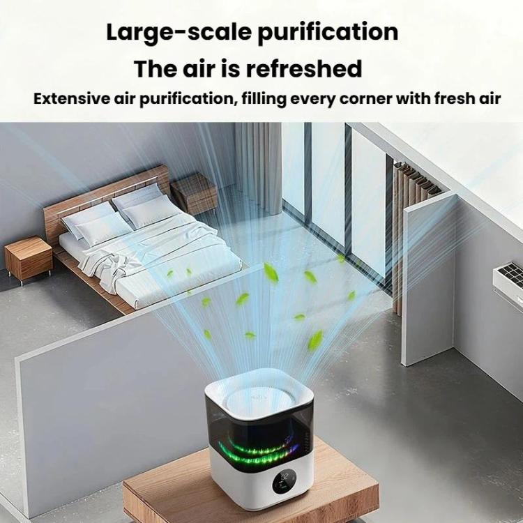 Mistless Humidifier Intelligent Detection Air Purifier With Running Nightlight