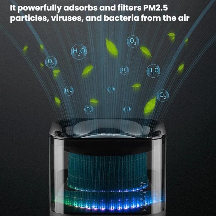 Mistless Humidifier Intelligent Detection Air Purifier With Running Nightlight