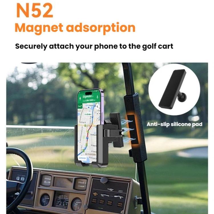 Golf Cart Magnetic No Block The Camera Lens Phone Holder, YYS-728