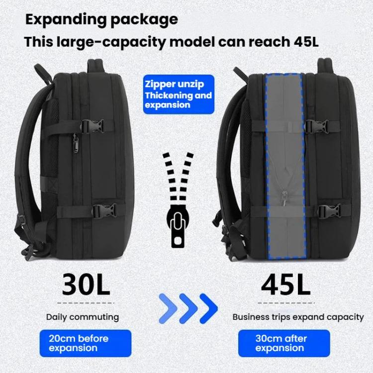KINGSGEAR Commuting Business Traveling Backpack Large Capacity Luggage Computer Bag