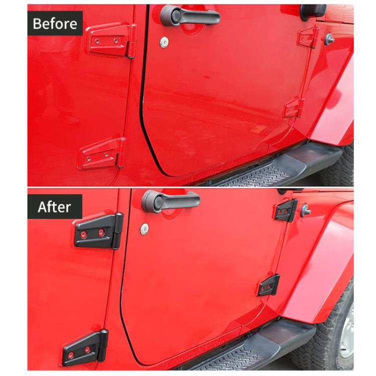 For Jeep Wrangler 8pcs /Set Door Hinges Protective Cover