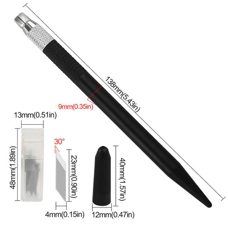 14pcs /Set Rubber Stamp Paper Cutting Carving Knife DIY Fruit Carving Knife, Pink, Black, Green