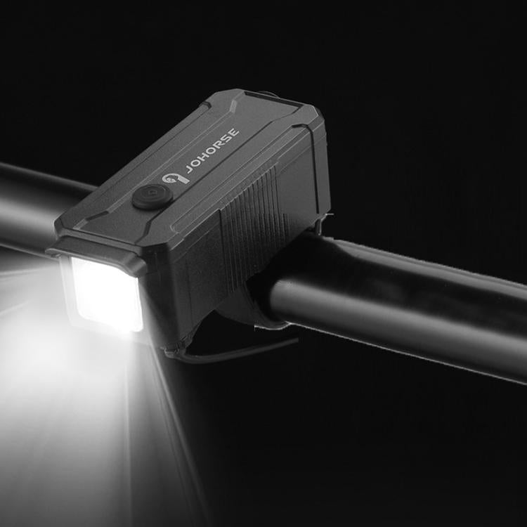 JOHORSE Bicycle Headlight With USB Rechargeable For Cycling Illumination, CB-18055, CB-18055 + Horn