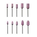 10pcs /Set 3mm Shank Flint Wheel Sanding Head Polishing Head, 10pcs /Set Pink