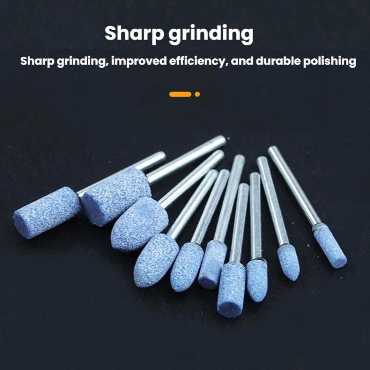 10pcs /Set 3mm Shank Flint Wheel Sanding Head Polishing Head, 10pcs /Set Pink