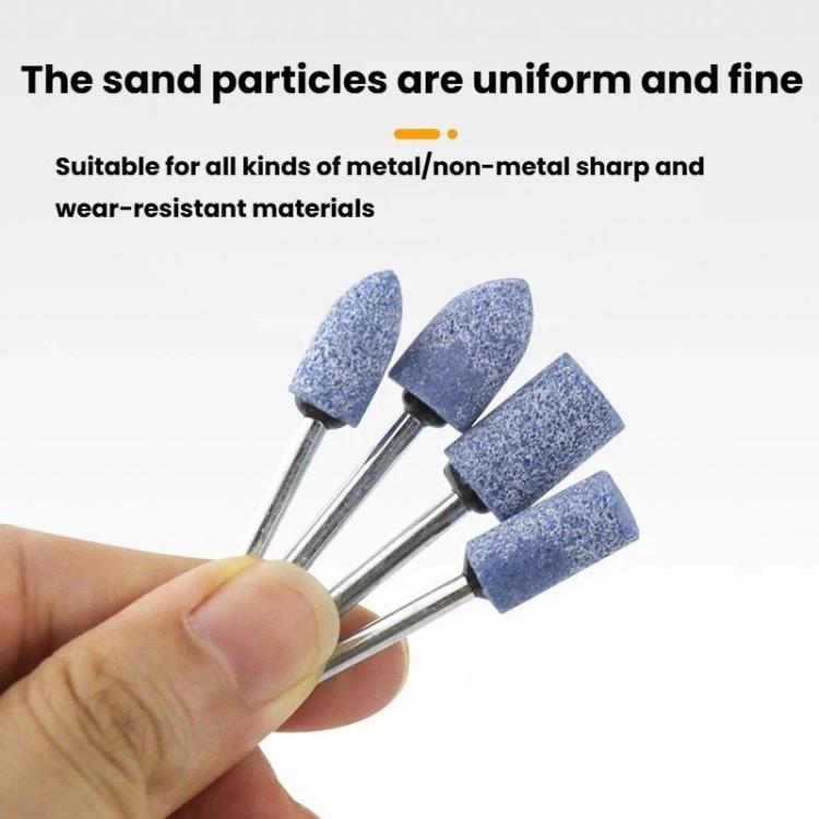 10pcs /Set 3mm Shank Flint Wheel Sanding Head Polishing Head, 10pcs /Set Pink